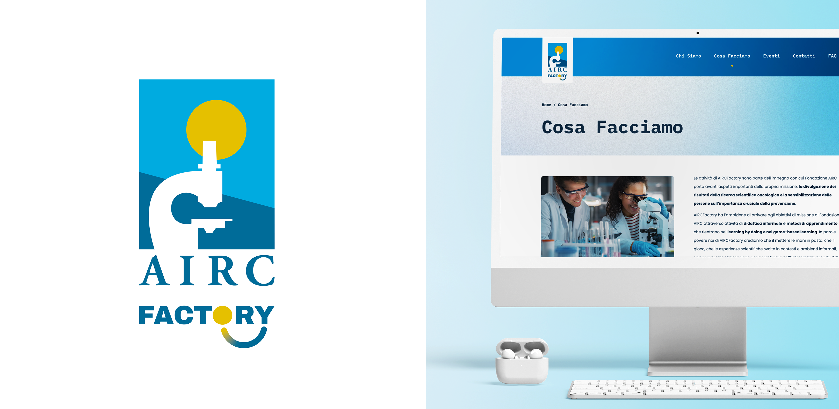 AIRC Factory — Brand Identity e Desktop Platform