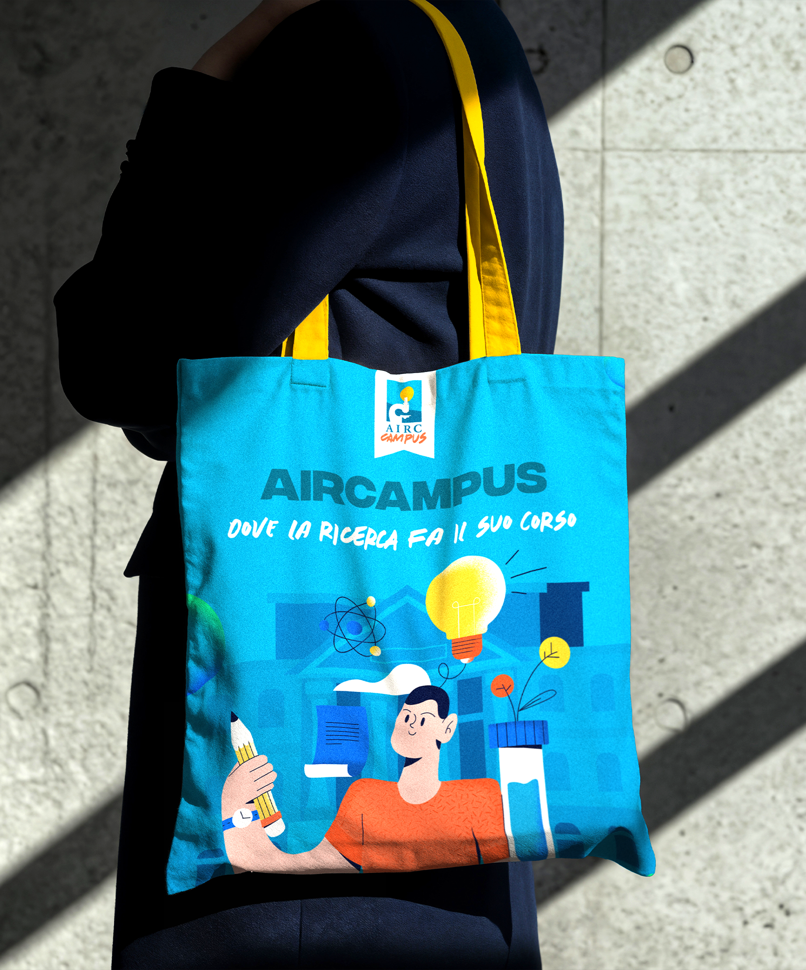 AirCampus Official Cotton Tote Bag Mockup