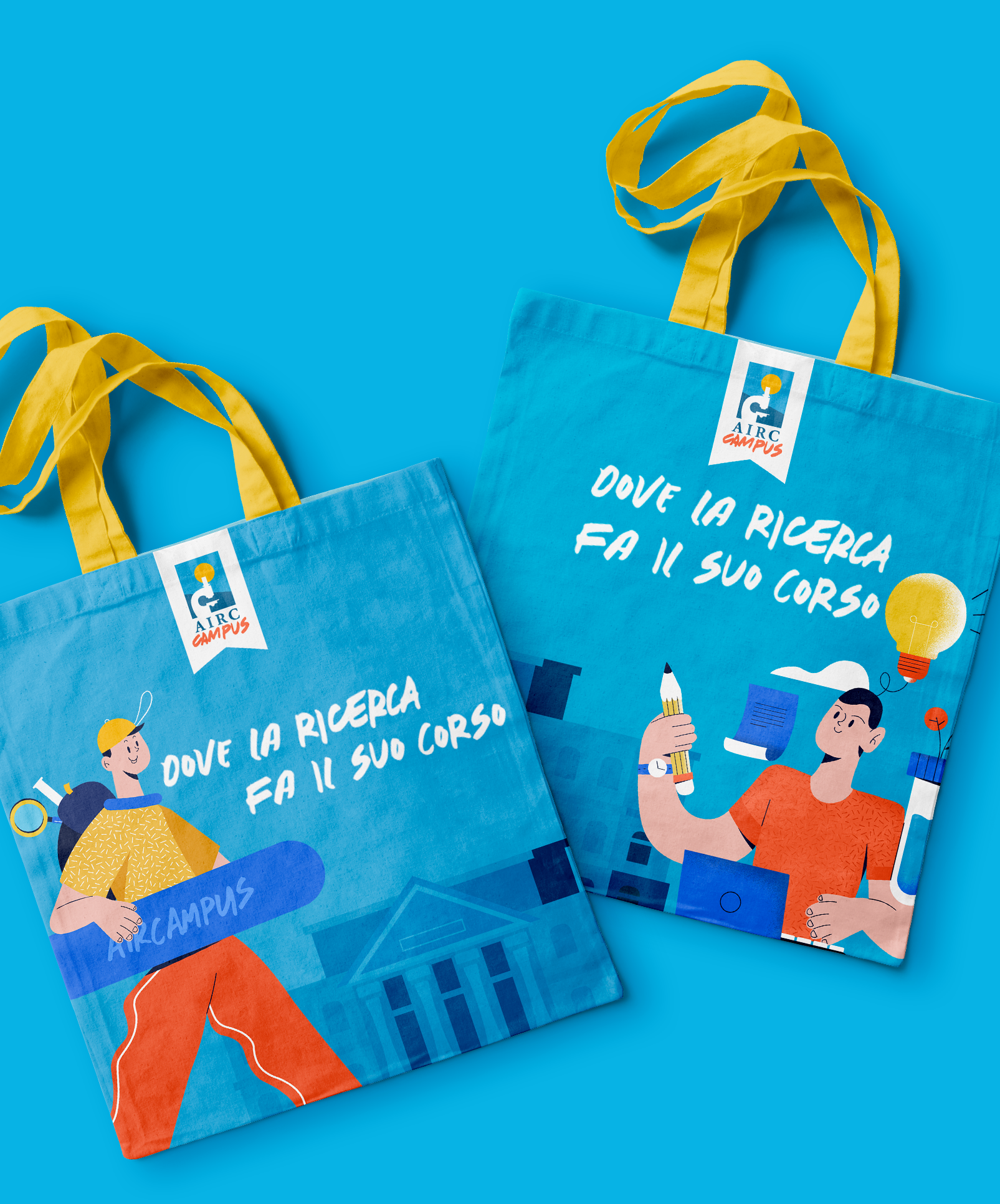 AirCampus Tote Bag Graphic Design