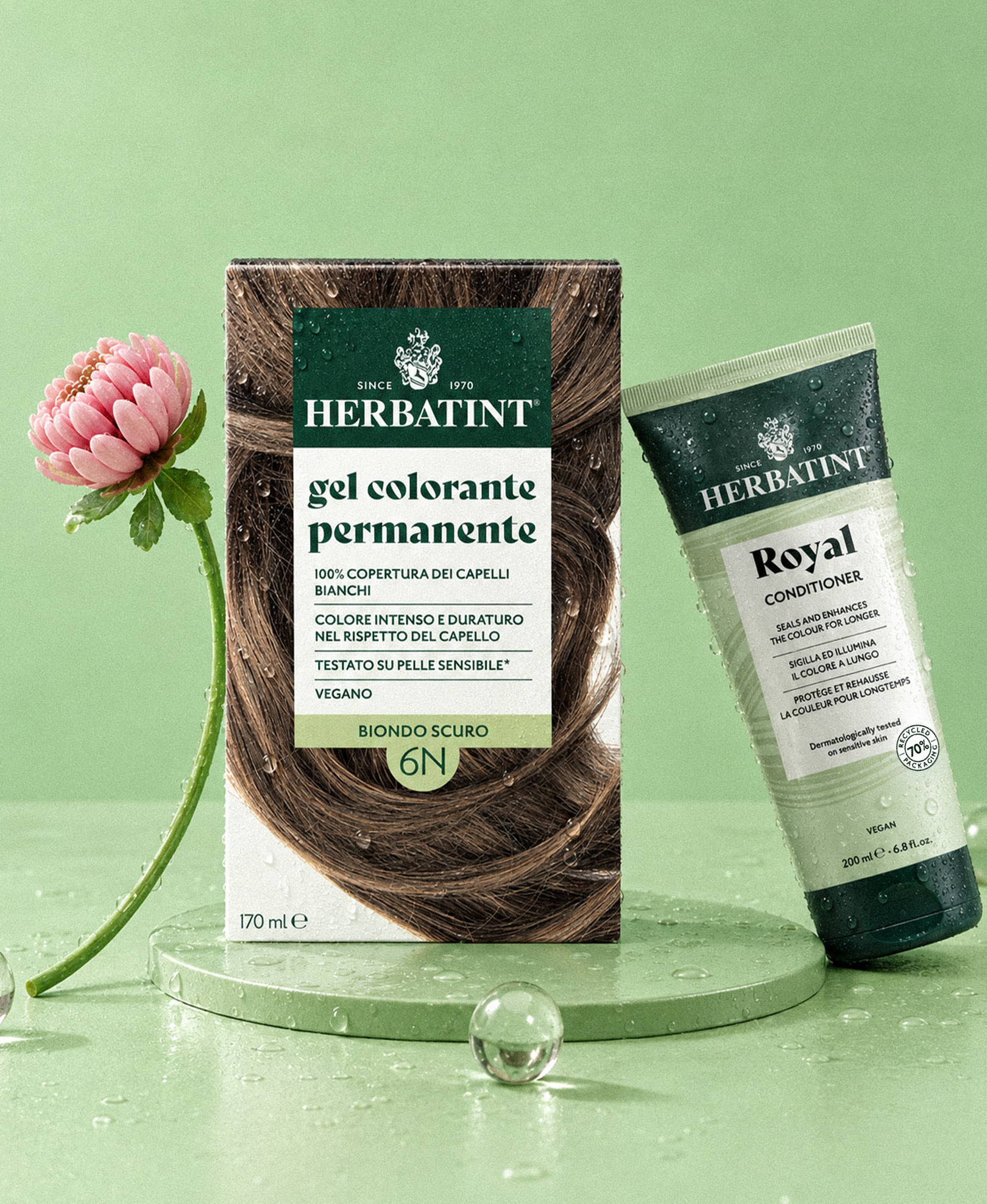 Herbatint Permanent Hair Color Gel Packaging