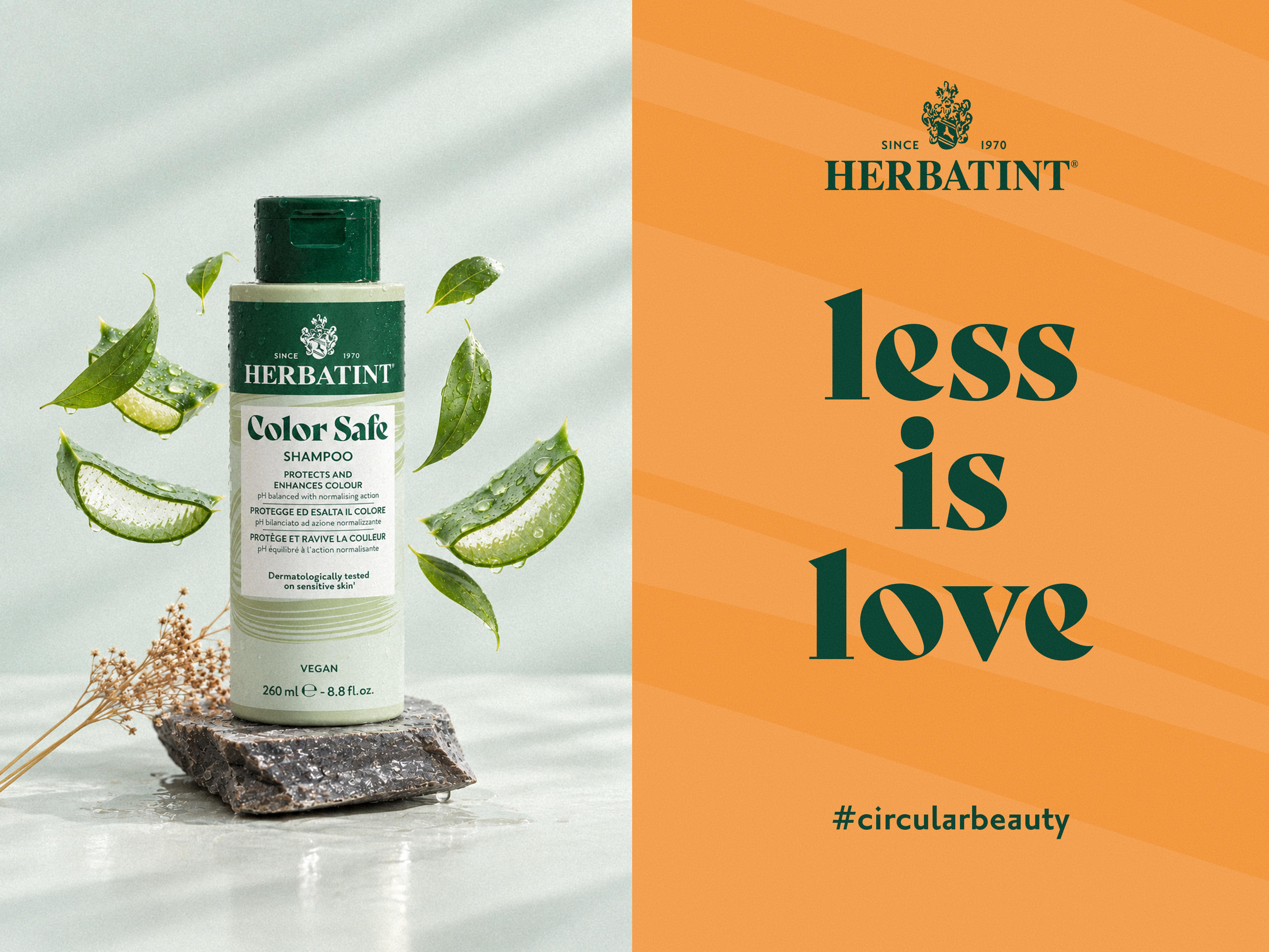 Herbatint Closing Campaign Cover — Less is Love